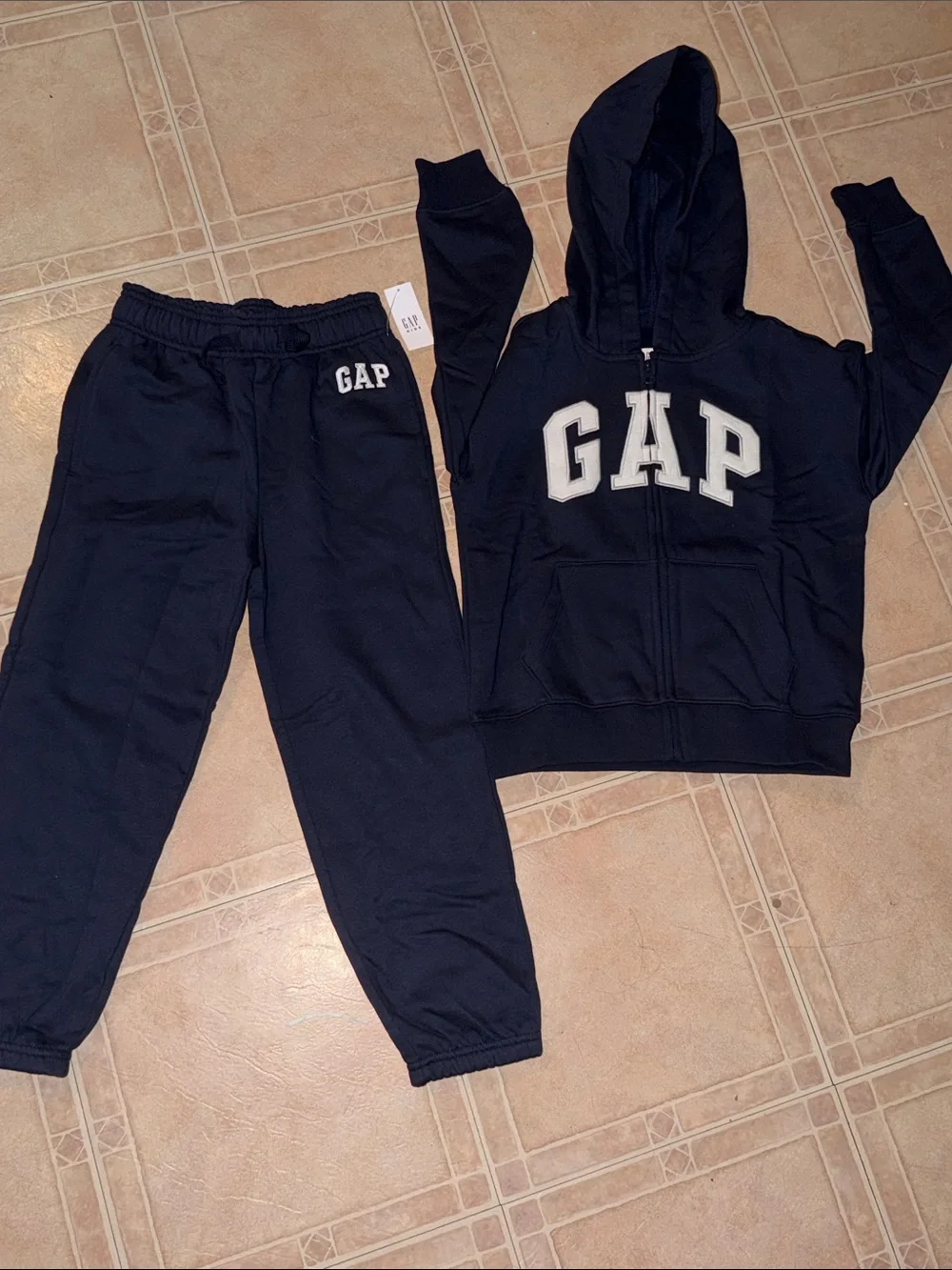 GAP Navy Zip Hoodie and Joggers Set